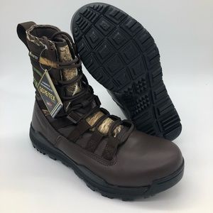 New Men's Nike SFB Gen 2 8" Realtree Gore-Tex Brown Boots no box lid AJ9277-220